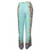 Tropical Border Pull On Pants